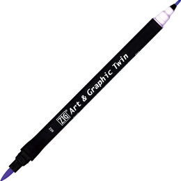 Zig Art & Graphic Twin Marker Çizim Kalemi 602 Pastel Violet