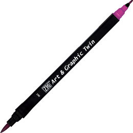 Zig Art & Graphic Twin Marker Çizim Kalemi 61 Dark Mauve