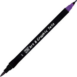 Zig Art & Graphic Twin Marker Çizim Kalemi 660 Deep Violet