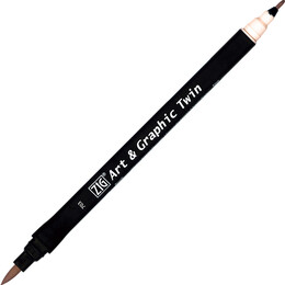 Zig Art & Graphic Twin Marker Çizim Kalemi 703 Rose Wood - 1