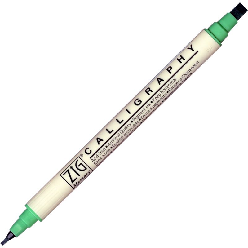 Zig Calligraphy Çift Uçlu Kaligrafi Kalemi 2 Mm. + 5 Mm. 405 Clover
