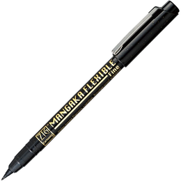 Zig Cartoonist Mangaka Flexible Çizim Kalemi Fine Uç Siyah - 1