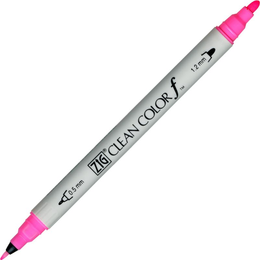 Zig Clean Color f Çift Uçlu Kalem 003 Fluorescent Pink