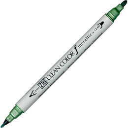 Zig Clean Color f Çift Uçlu Kalem 121 Metallic Green