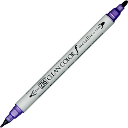 Zig Clean Color f Çift Uçlu Kalem 124 Metallic Violet