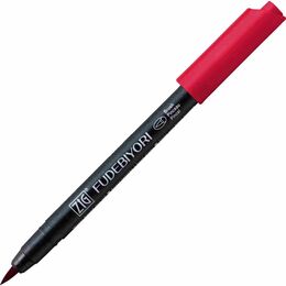 Zig Fudebiyori Brush Pen Fırça Uçlu Kalem 24 WINE RED