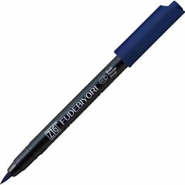 Zig Fudebiyori Brush Pen Fırça Uçlu Kalem 35 DEEP BLUE - 1