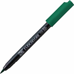 Zig Fudebiyori Brush Pen Fırça Uçlu Kalem 400 MARINE GREEN - 1