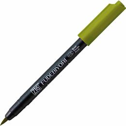 Zig Fudebiyori Brush Pen Fırça Uçlu Kalem 43 OLIVE GREEN