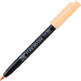 Zig Fudebiyori Brush Pen Fırça Uçlu Kalem 54 PALE ORANGE