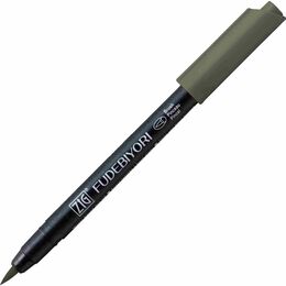 Zig Fudebiyori Brush Pen Fırça Uçlu Kalem 94 GRAY BROWN