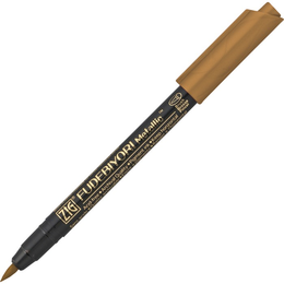 Zig Fudebiyori Metallic Brush Pen Yaldızlı Fırça Uçlu Marker Kalem COPPER