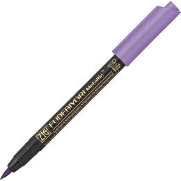 Zig Fudebiyori Metallic Brush Pen Yaldızlı Fırça Uçlu Marker Kalem VIOLET