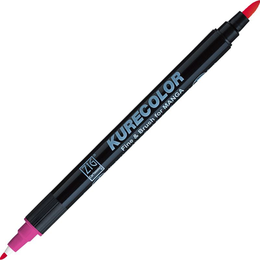 Zig Kurecolor Fine & Brush for MANGA Marker Çizim Kalemi 225 Pink