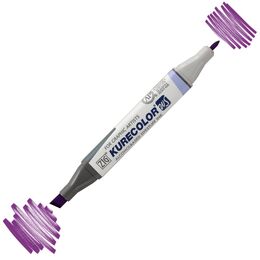 Zig Kurecolor Twin S Grafik Çizim Marker Kalemi 665 Deep Pink - 1