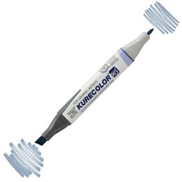 Zig Kurecolor Twin S Grafik Çizim Marker Kalemi 834 (826) Blue Gray 3 - 1