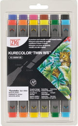 Zig Kurecolor Twin S Marker Kalem Seti 12 Renk BASIC COLORS