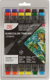 Zig Kurecolor Twin S Marker Kalem Seti 12 Renk NATURAL COLORS - Thumbnail