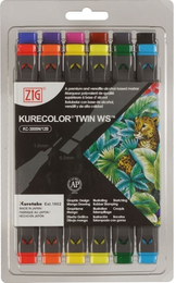 Zig Kurecolor Twin S Marker Kalem Seti 12 Renk NATURAL COLORS