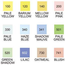 Zig Kurecolor Twin S Marker Kalem Seti 12 Renk PALE COLORS - 2