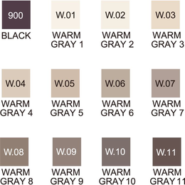 Zig Kurecolor Twin S Marker Kalem Seti 12 Renk WARM GRAY COLORS - Thumbnail