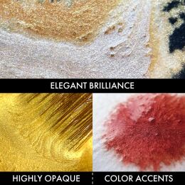 Zig Kuretake Gansai Tambi Metallic Colors Yaldız Tablet Sulu Boya Seti 24 Renk Set 1 - 4