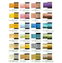 Zig Kuretake Gansai Tambi Metallic Colors Yaldız Tablet Sulu Boya Seti 24 Renk Set II - 4